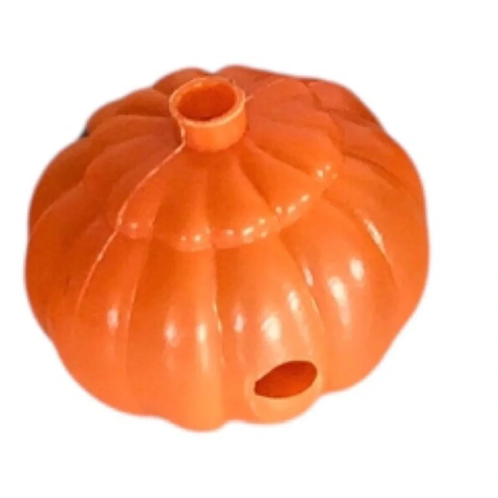 VINTAGE 80s 90s Jackolantern Pumpkin Blow Mold Plastic Light Covers Set of 10